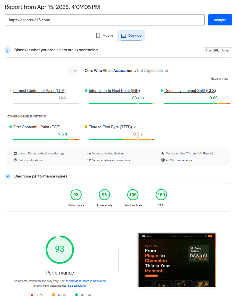 Esports G13 screenshot 4