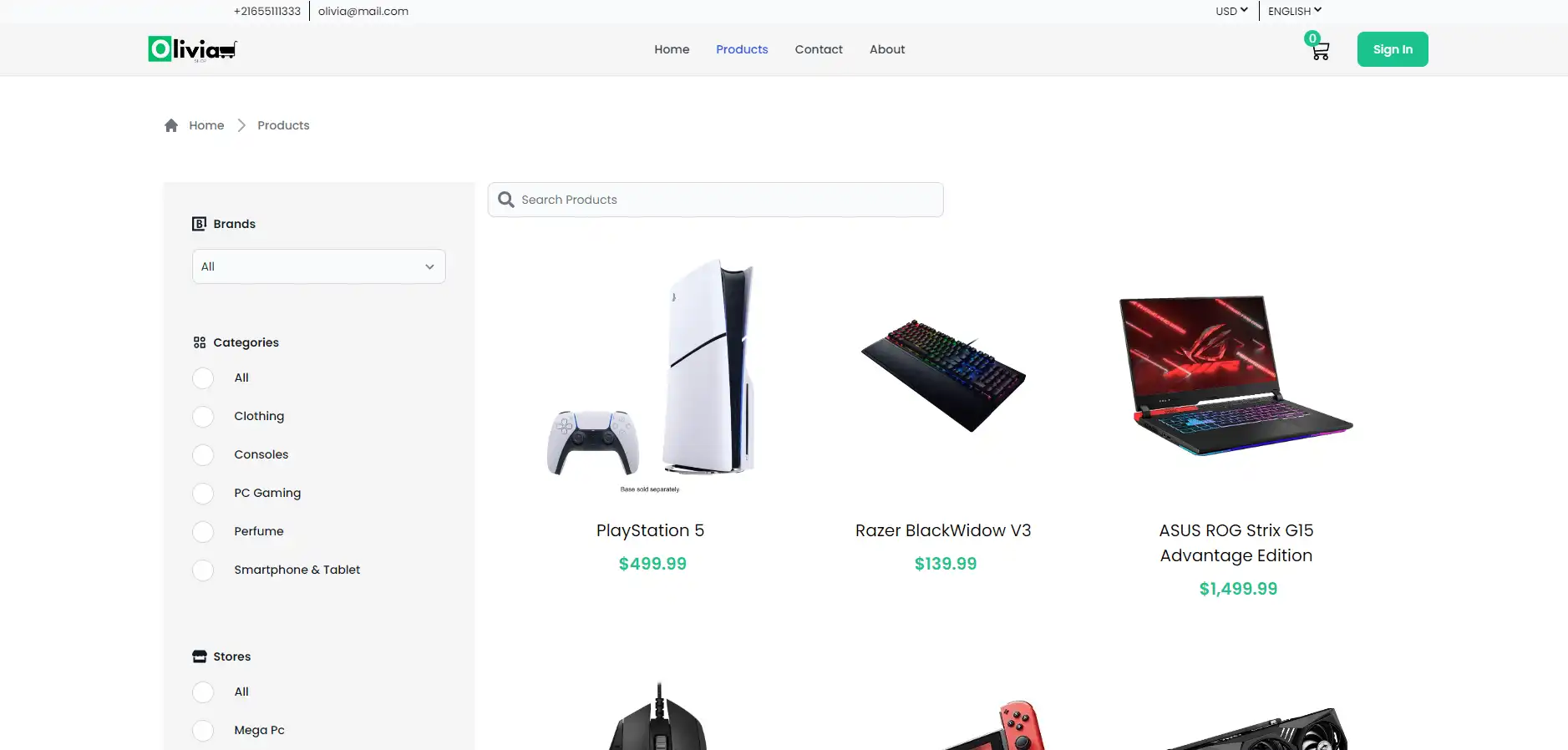 Olivia-Shop screenshot 2