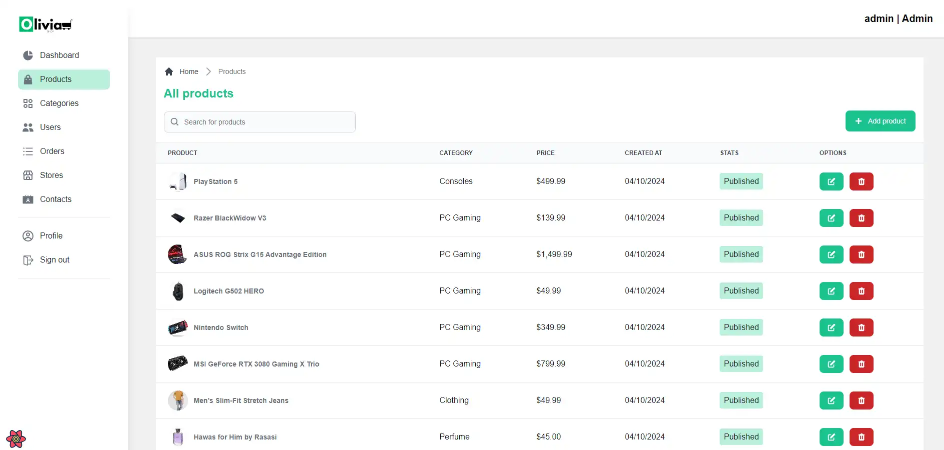 Olivia-Shop screenshot 3